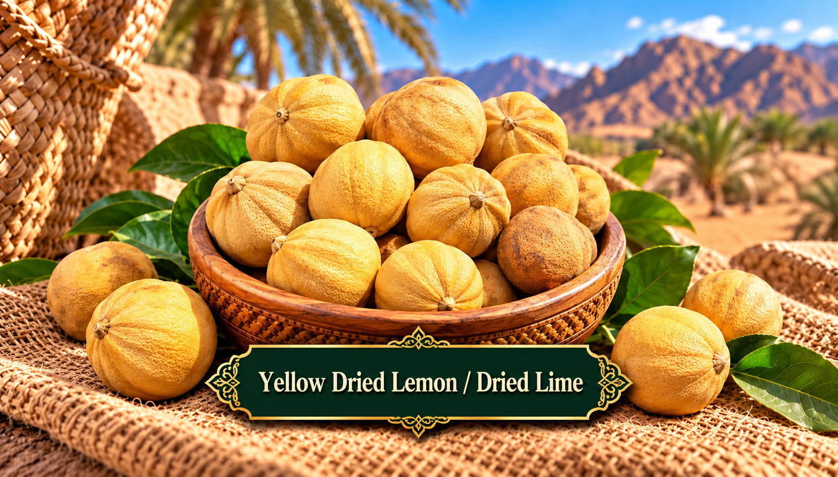 Yellow Dried Lemon / Dried Lime