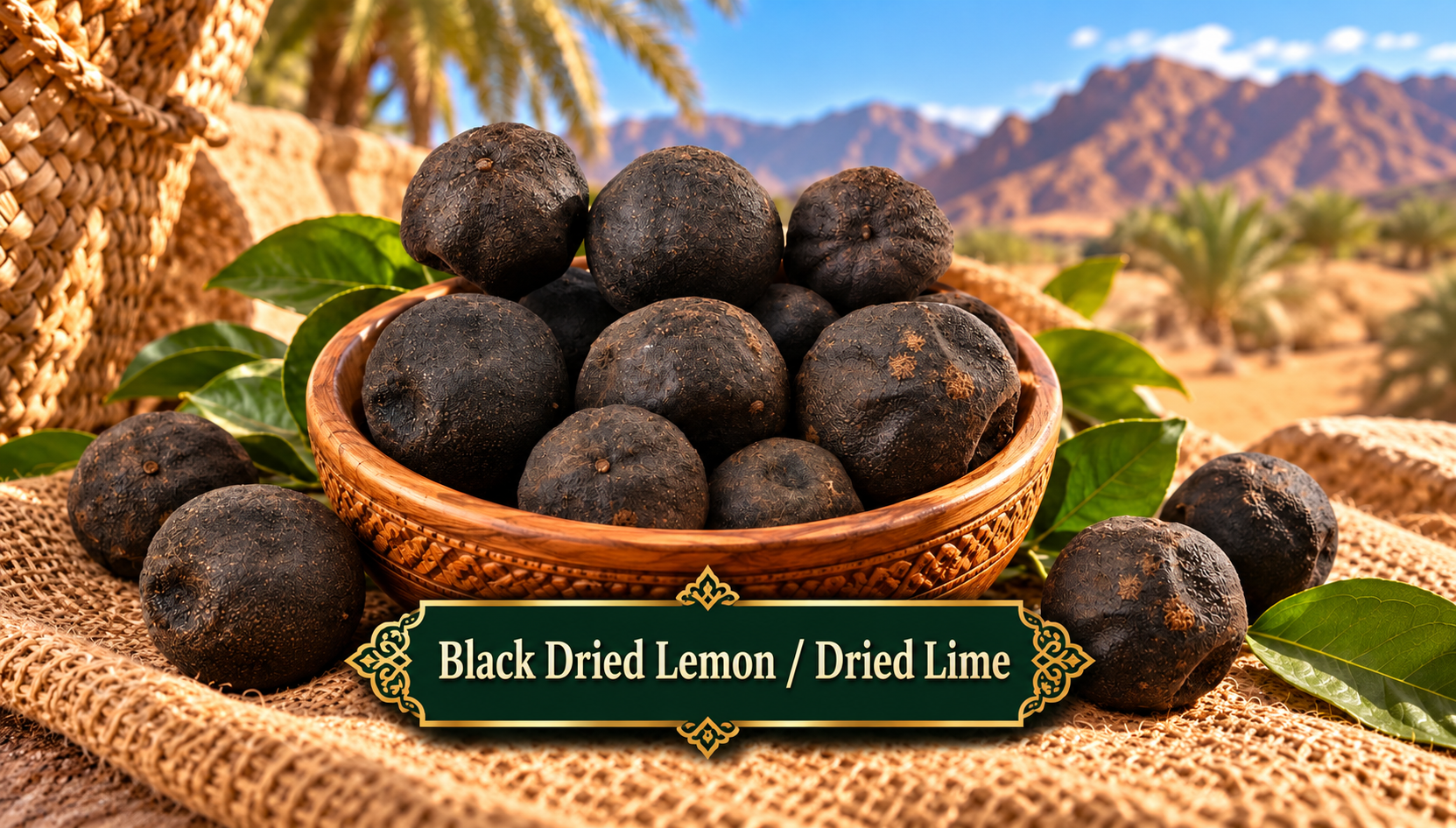 Black Dried Lemon / Dried Lime